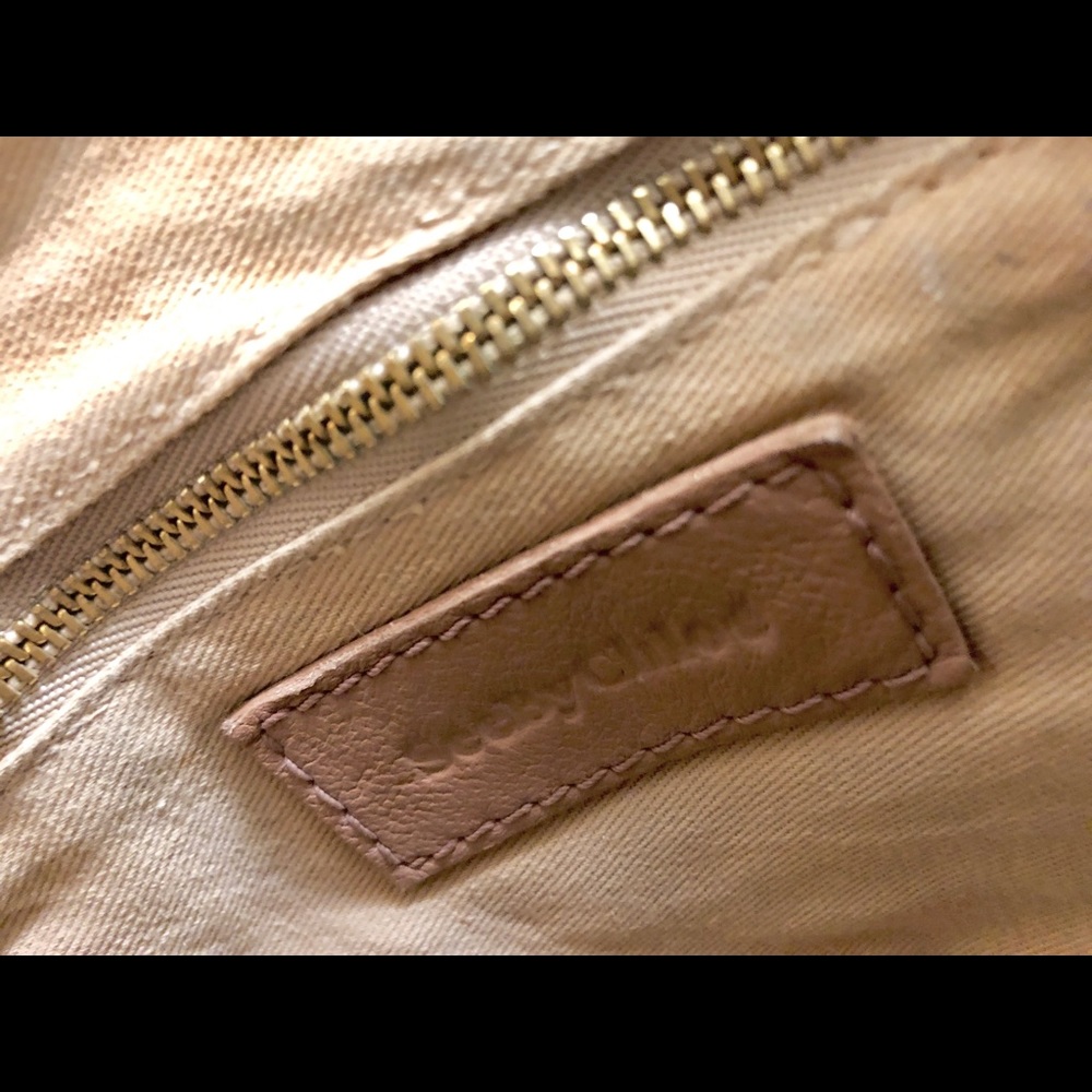 SOLD! See By Chloe Taupe Pink Joan Shoulder Bag - Picture 4 of 12